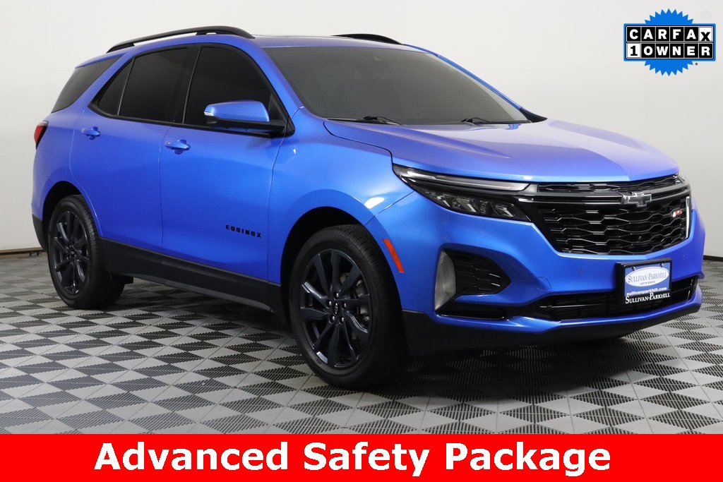 Used 2024 Riptide Blue Metallic Chevrolet RS image 1