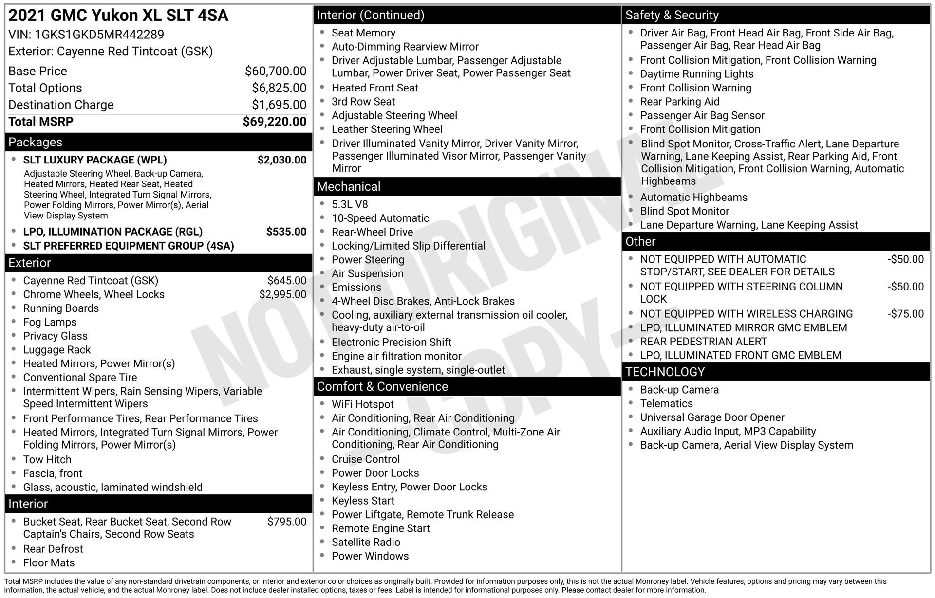 2021 GMC Yukon XL SLT's photo