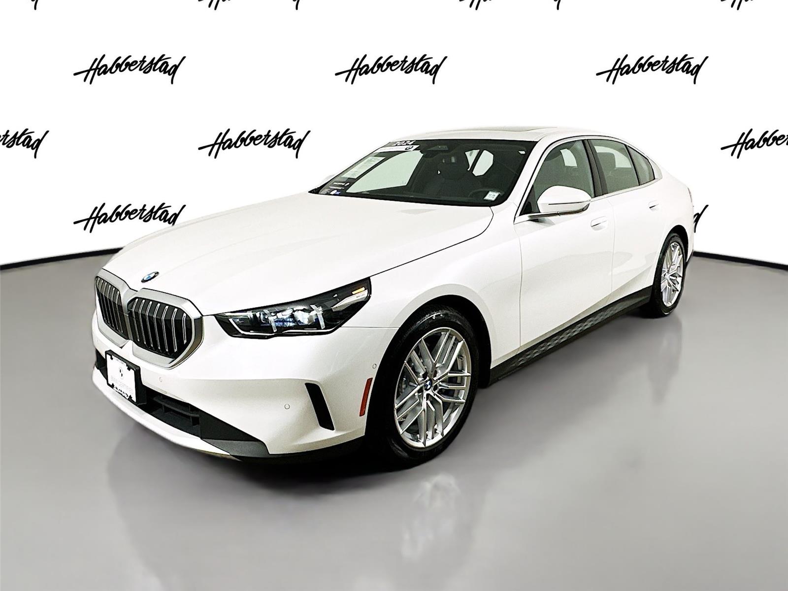 Certified Used 2024 Mineral White Metallic BMW 530i xDrive image 1