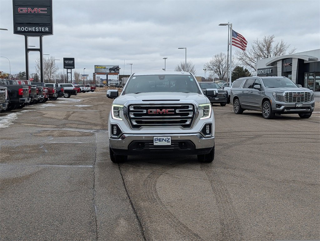 Used 2021 GMC Sierra 1500 SLT with VIN 3GTU9DED8MG142558 for sale in Rochester, Minnesota