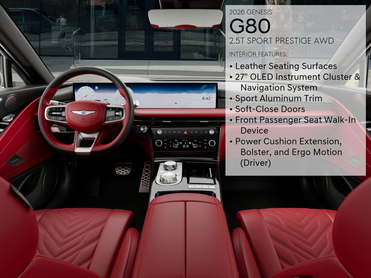 2026 Genesis G80 2.5T Sport Prestige AWD photo 14