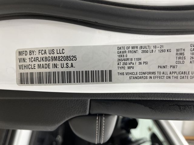 2021 Jeep Grand Cherokee L photo 36
