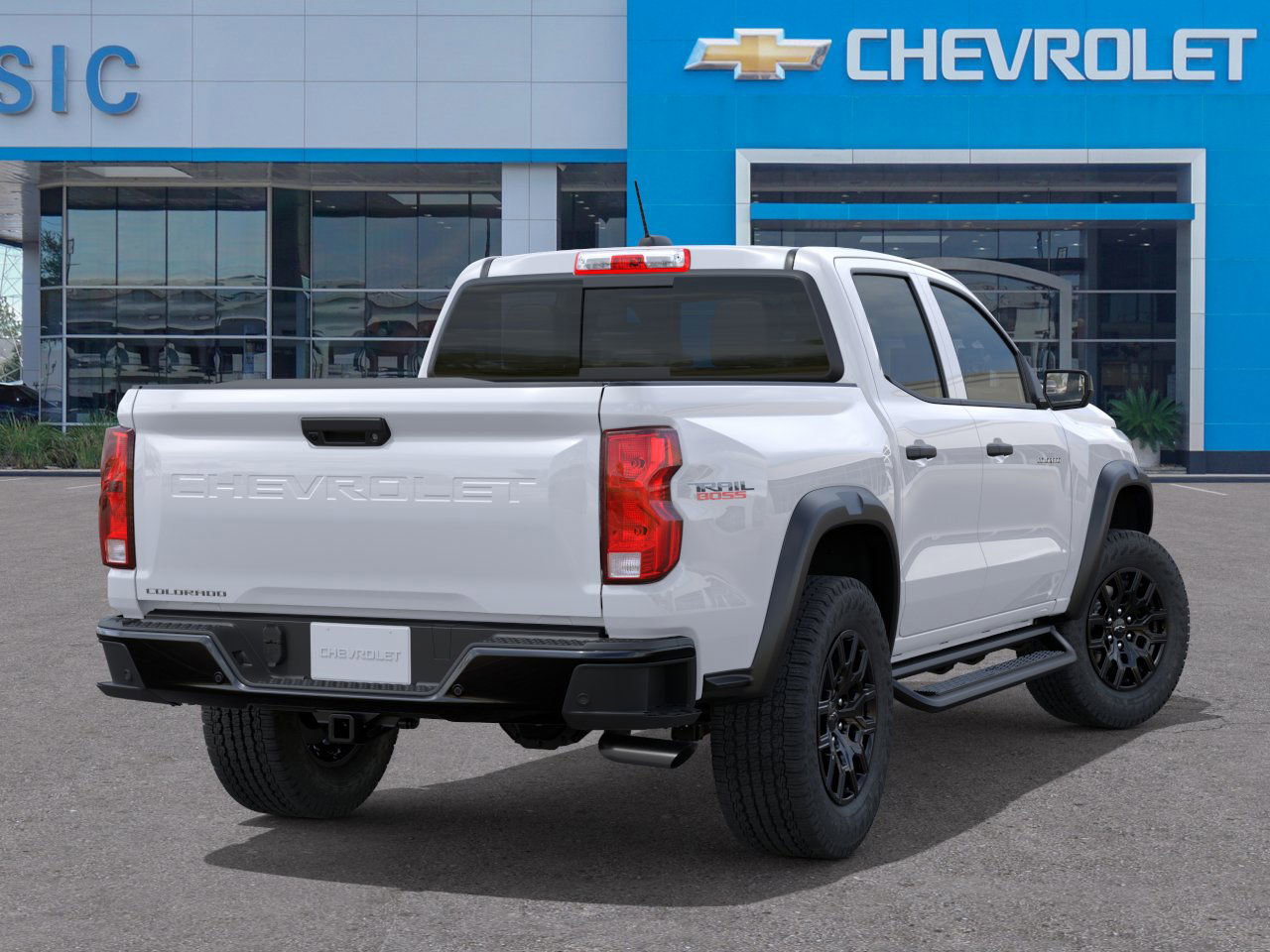 2026 Chevrolet Colorado Trail Boss White at Classic Elite Chevrolet Sugar Land