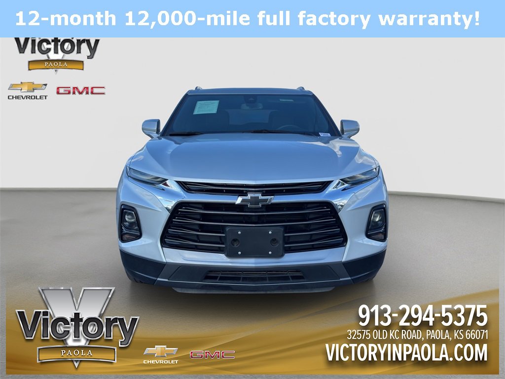 Used 2022 Chevrolet Blazer Premier with VIN 3GNKBFR41NS159533 for sale in Kansas City