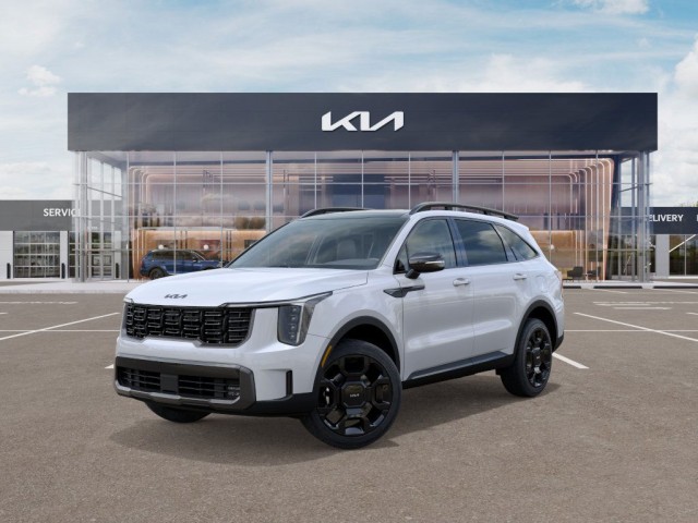New 2025 Glacial White Pearl Kia X-Line EX image 1