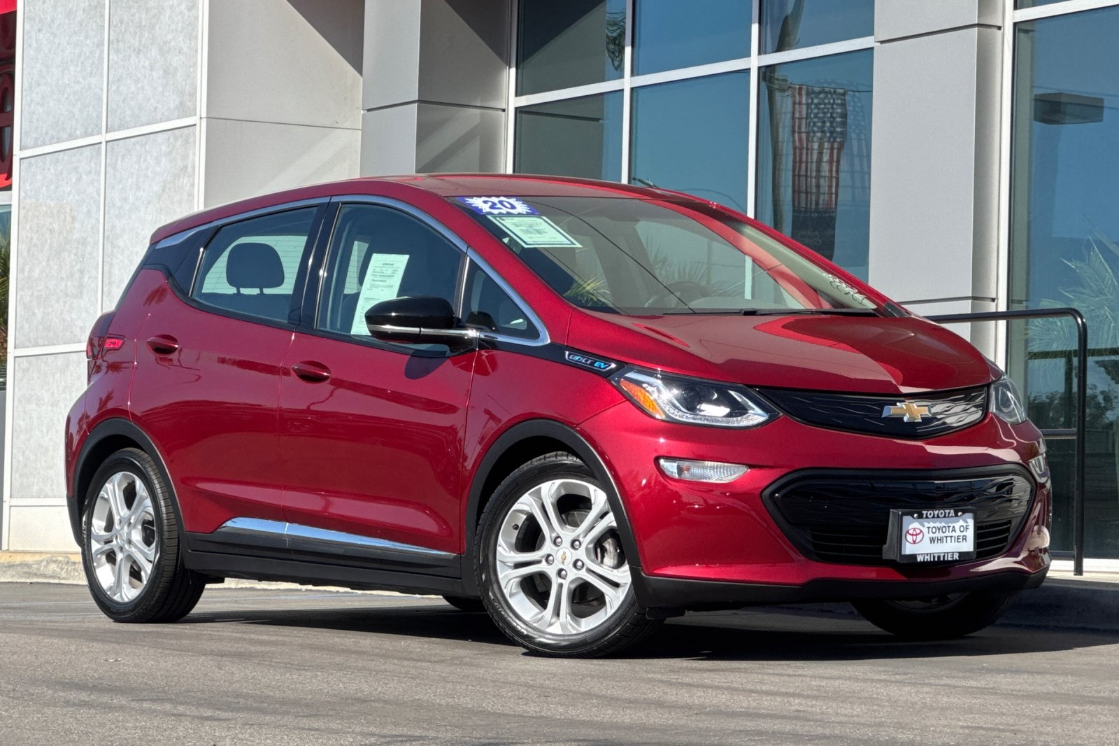 Used 2020 Chevrolet Bolt EV LT with VIN 1G1FY6S07L4146162 for sale in Whittier, CA