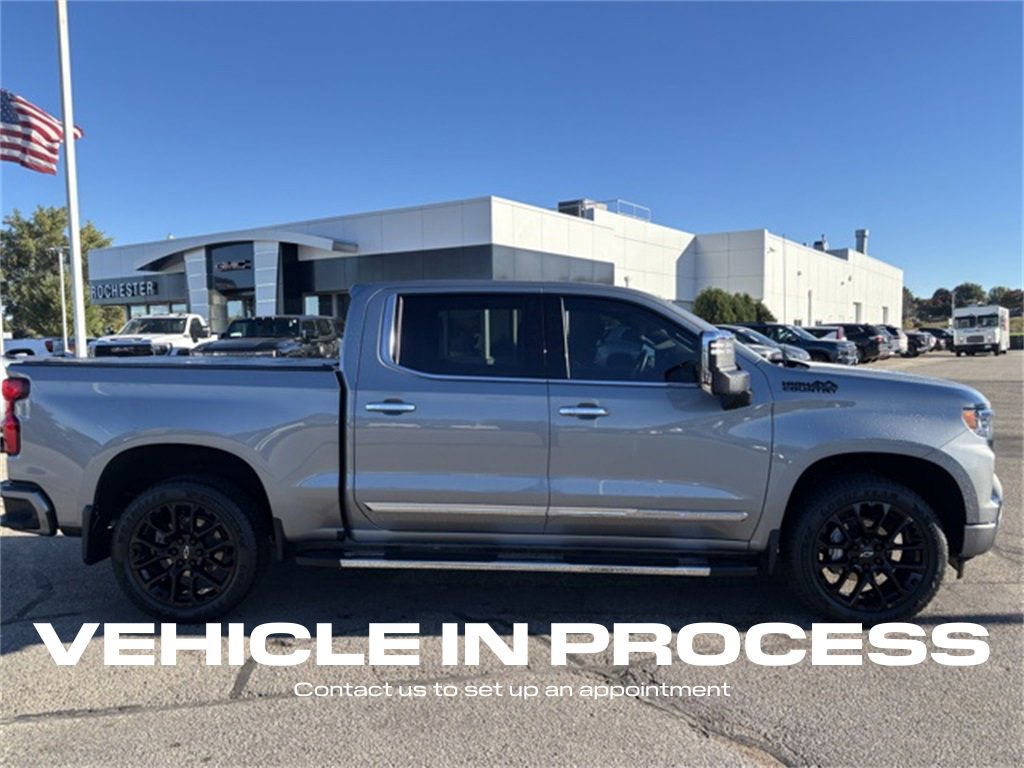 Used 2024 Chevrolet Silverado 1500 High Country with VIN 1GCUDJEL0RZ183102 for sale in Rochester, Minnesota