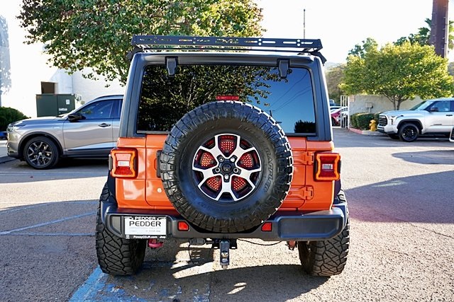 Used 2018 Orange Jeep Unlimited Rubicon image 12