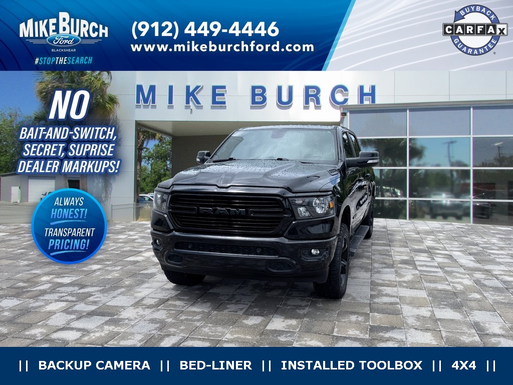 Used 2019 Diamond Black Ram Big Horn/Lone Star image 1