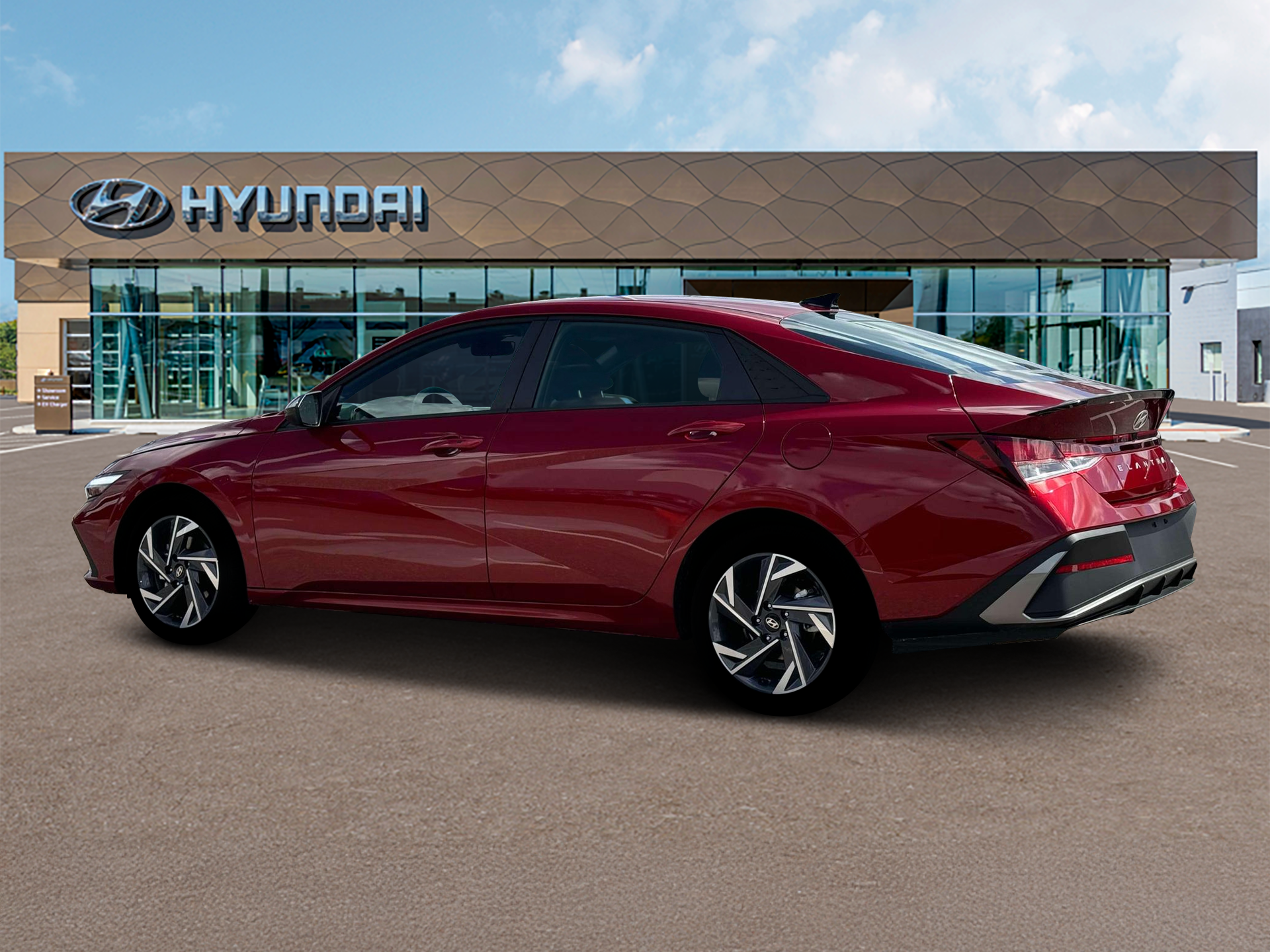 New 2025 Red Hyundai SEL Sport image 4