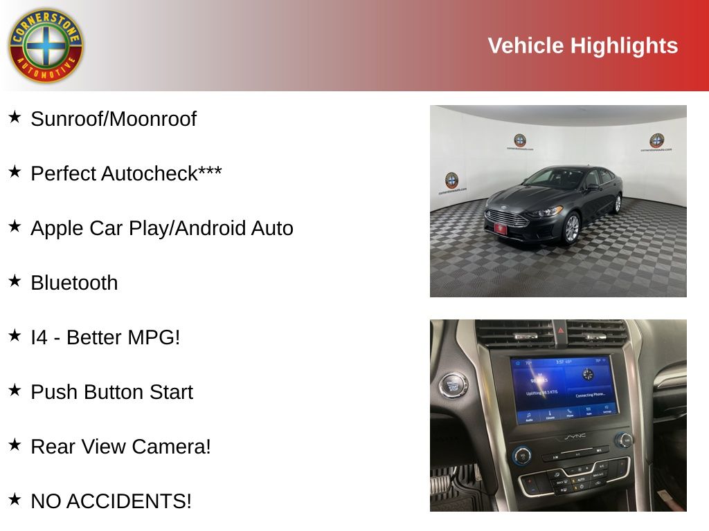 Used 2020 Ford Fusion SE with VIN 3FA6P0HD9LR109287 for sale in Elk River, Minnesota