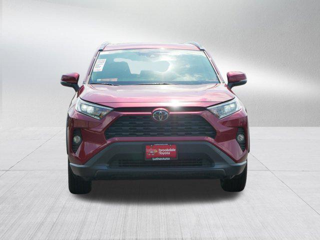 Certified 2019 Toyota RAV4 XLE with VIN JTMP1RFV4KD523374 for sale in Brooklyn Center, Minnesota