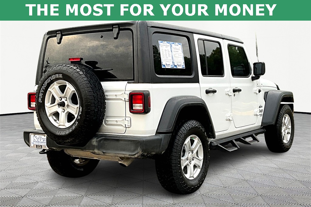 Used 2021 Jeep Wrangler Unlimited Sport S with VIN 1C4HJXDN0MW520698 for sale in Kansas City