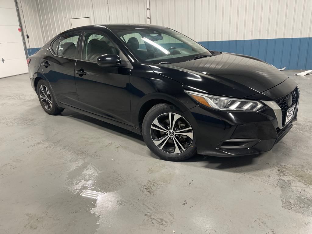 Used 2021 Nissan Sentra SV with VIN 3N1AB8CV9MY306360 for sale in Center Point, IA
