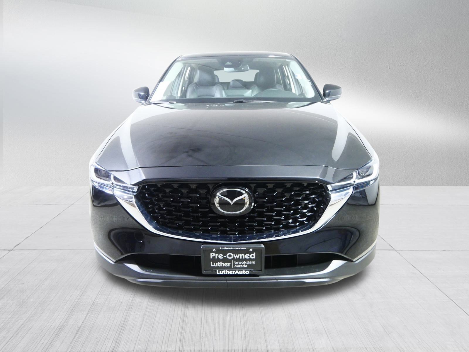 Certified 2023 Mazda CX-5 S Premium package with VIN JM3KFBDMXP0174286 for sale in Brooklyn Center, Minnesota