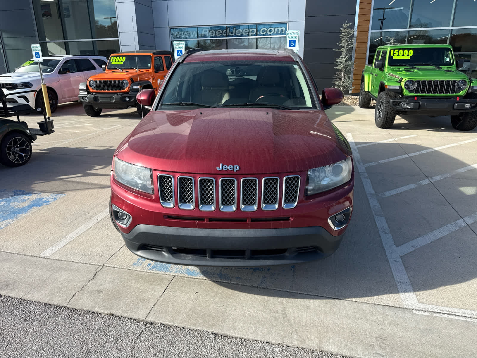 Used 2014 Jeep Compass Limited with VIN 1C4NJDCB5ED589375 for sale in Kansas City