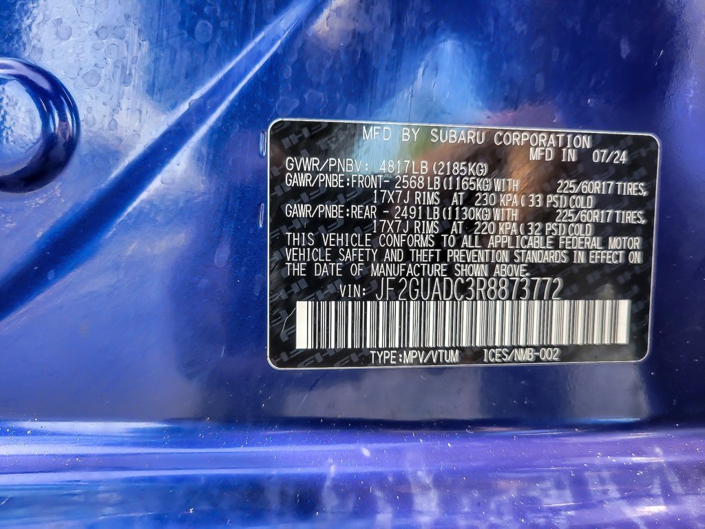 2024 SUBARU CROSSTREK - Image 23