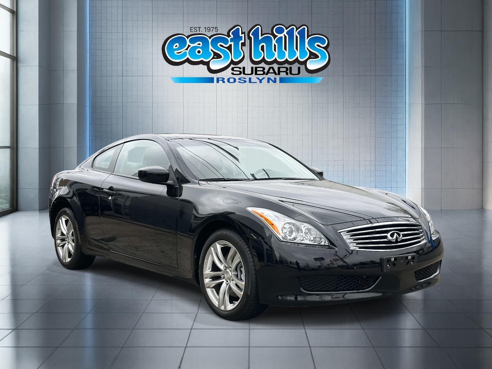 Used 2009 INFINITI G Coupe 37x with VIN JNKCV64F29M654972 for sale in Roslyn, NY