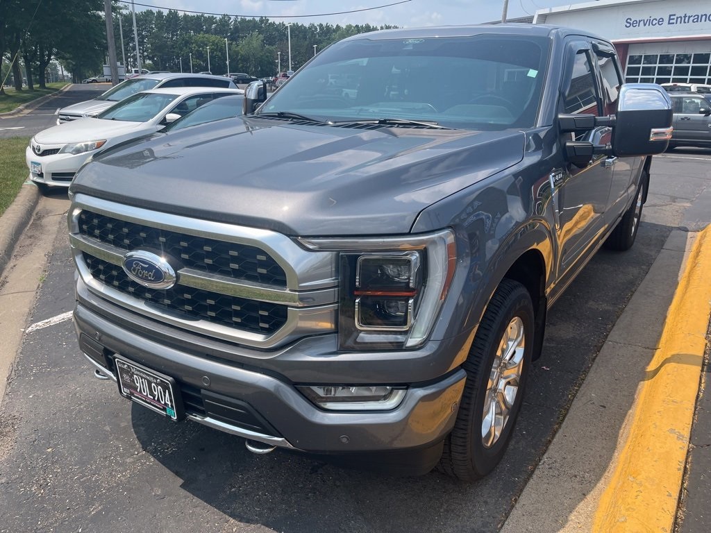 Used 2021 Ford F-150 Platinum with VIN 1FTFW1E51MFA46992 for sale in White Bear Lake, Minnesota