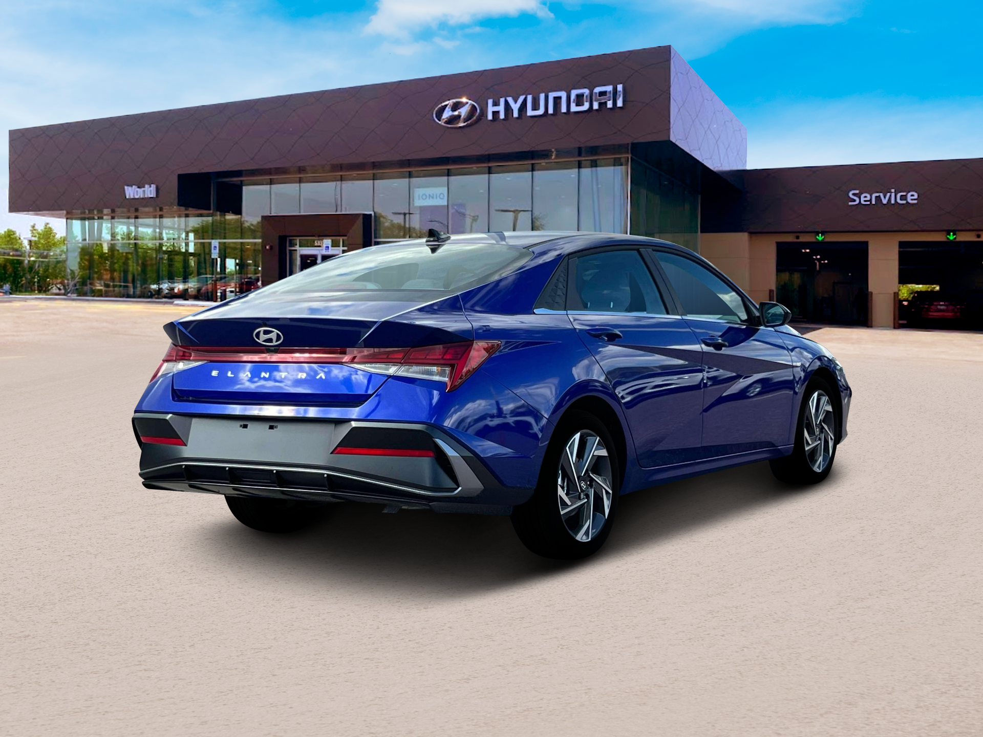 New 2025 Intense Blue Hyundai SEL Convenience image 7