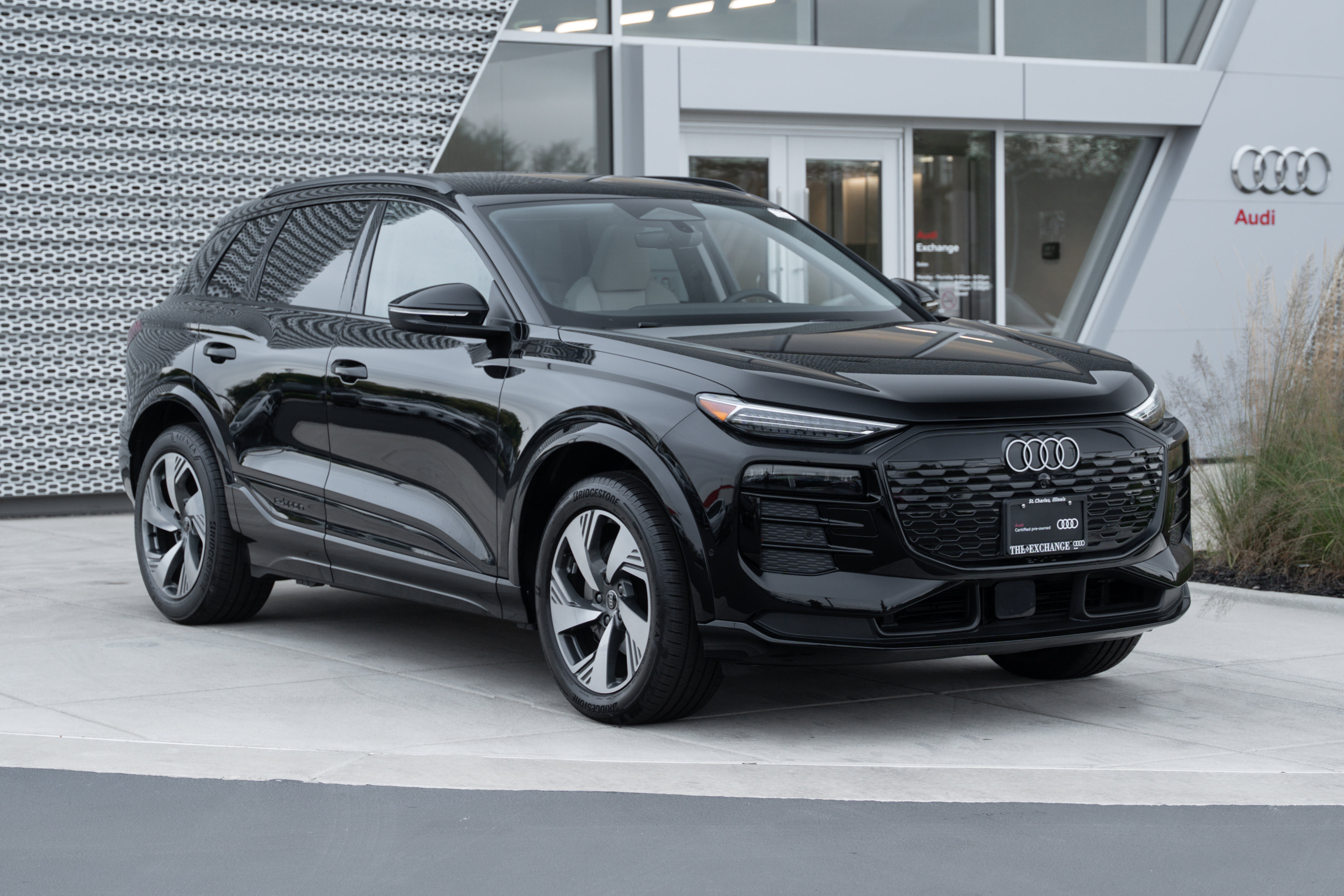 Certified 2025 Audi Q6 e-tron Premium Plus with VIN WA124BGF5SA004894 for sale in St. Charles, IL