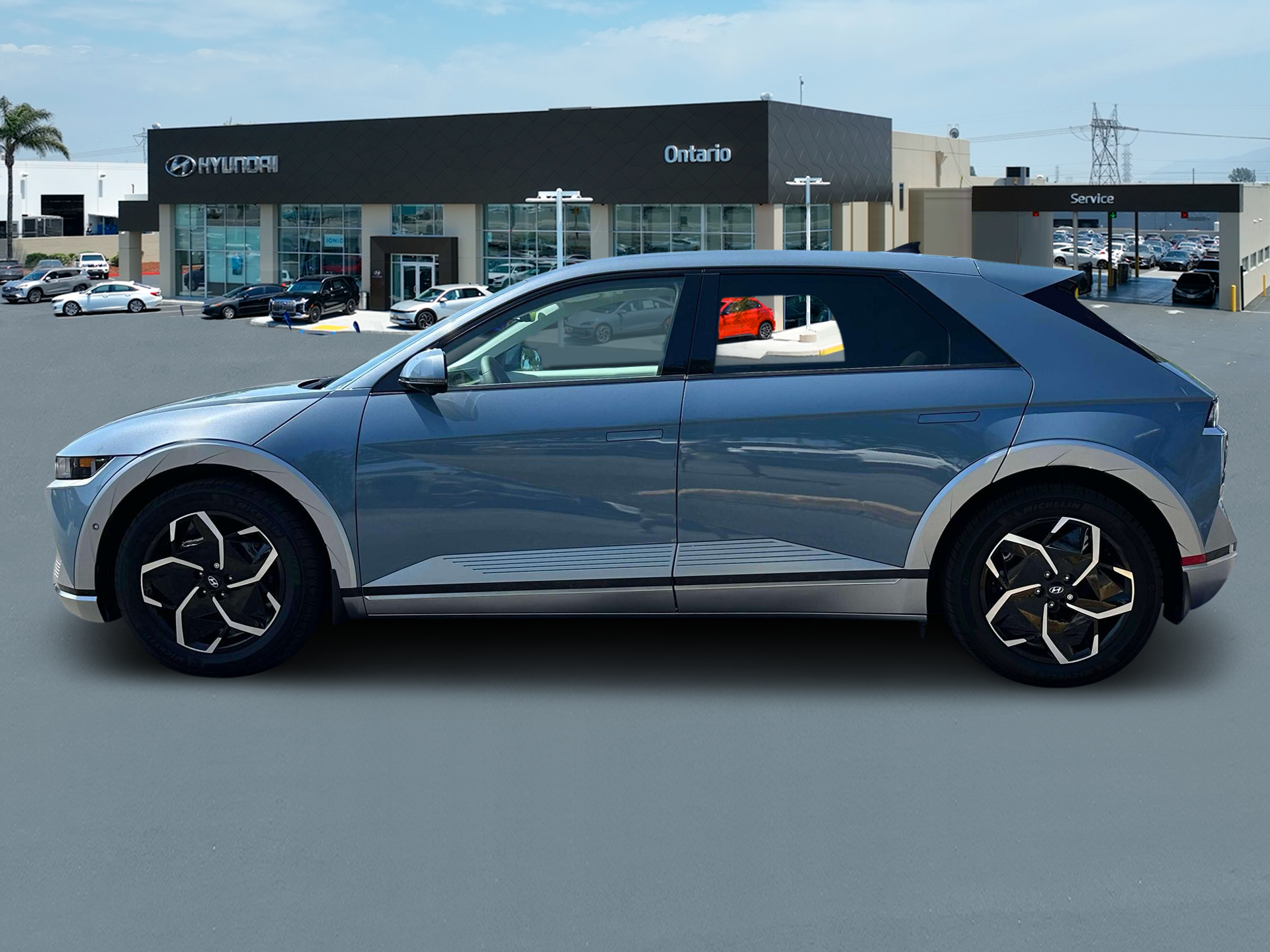 New 2024 Lucid Blue Hyundai Limited image 3
