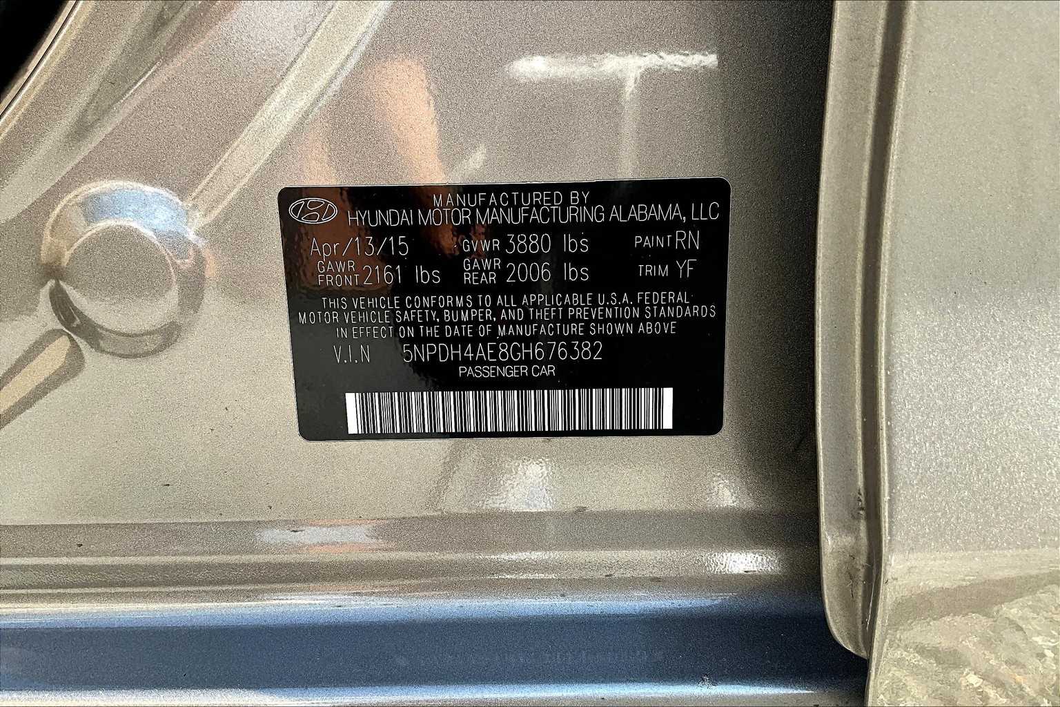 2016 Hyundai Elantra Value Edition photo 34
