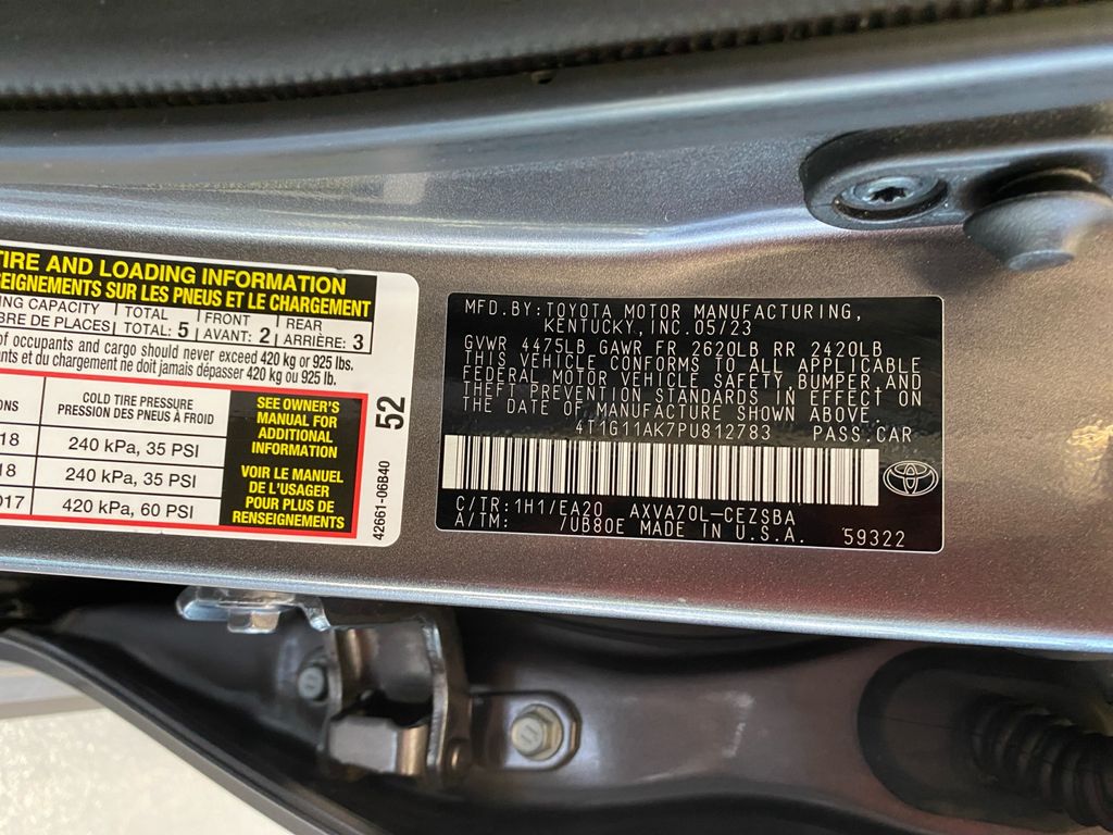 2023 Toyota Camry SE photo 20