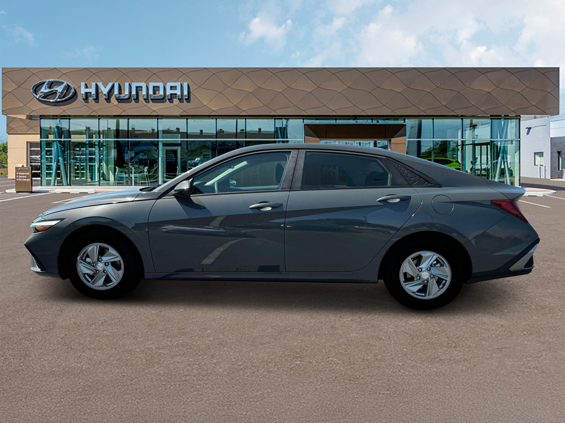 New 2025 Gray Hyundai SE image 3