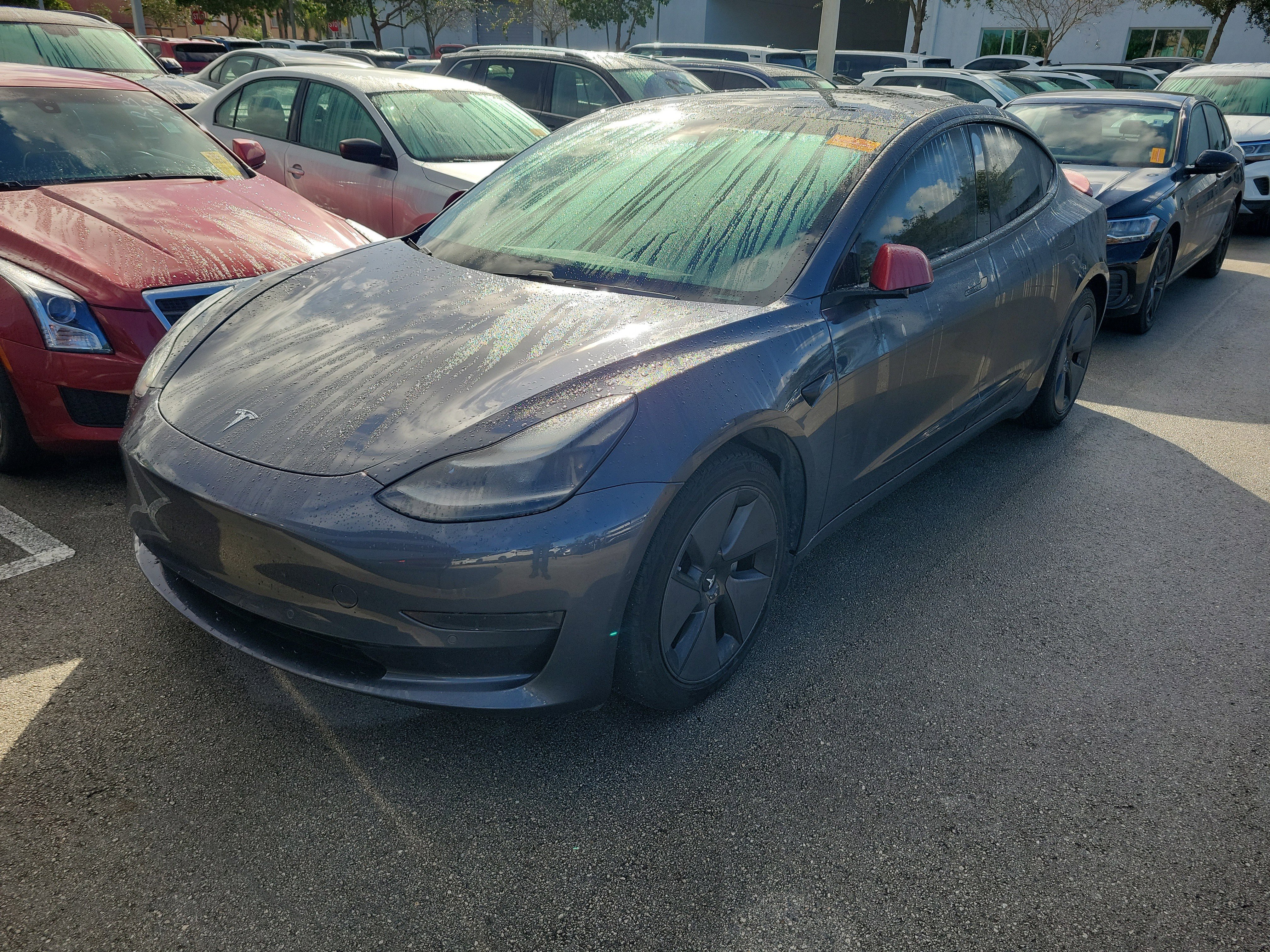 Used 2021 Tesla Model 3 Base with VIN 5YJ3E1EA7MF919507 for sale in Opa-locka, FL