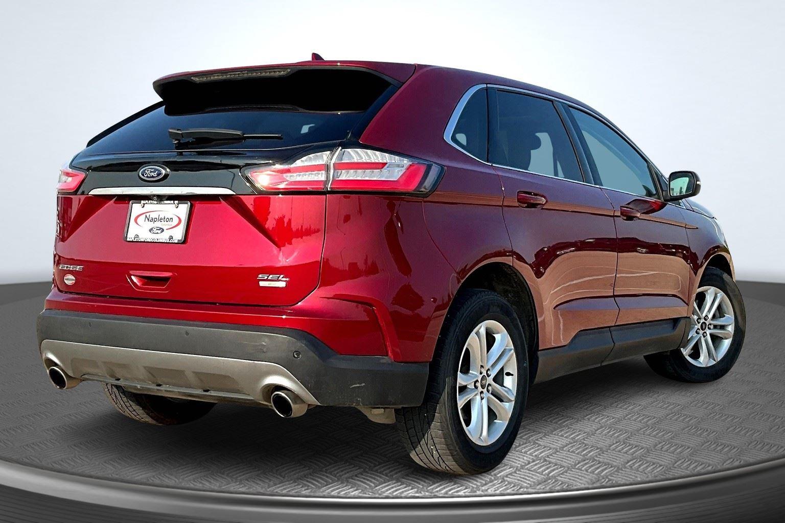 Used 2019 Ford Edge SEL with VIN 2FMPK3J96KBC44854 for sale in Columbus, WI