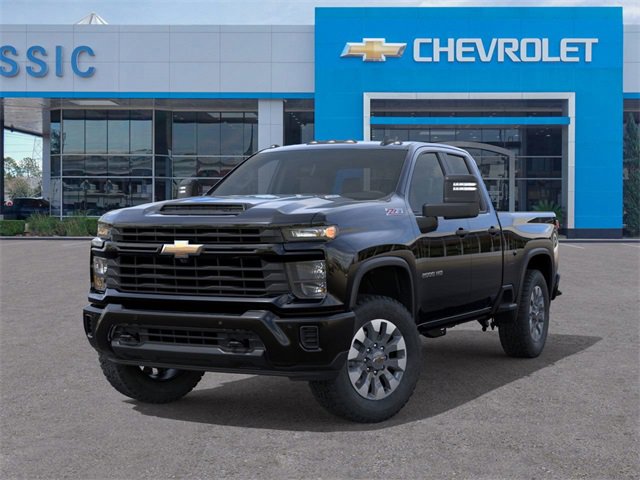 2025 Chevrolet Silverado 2500 HD Custom Black at Classic Elite Chevrolet Sugar Land