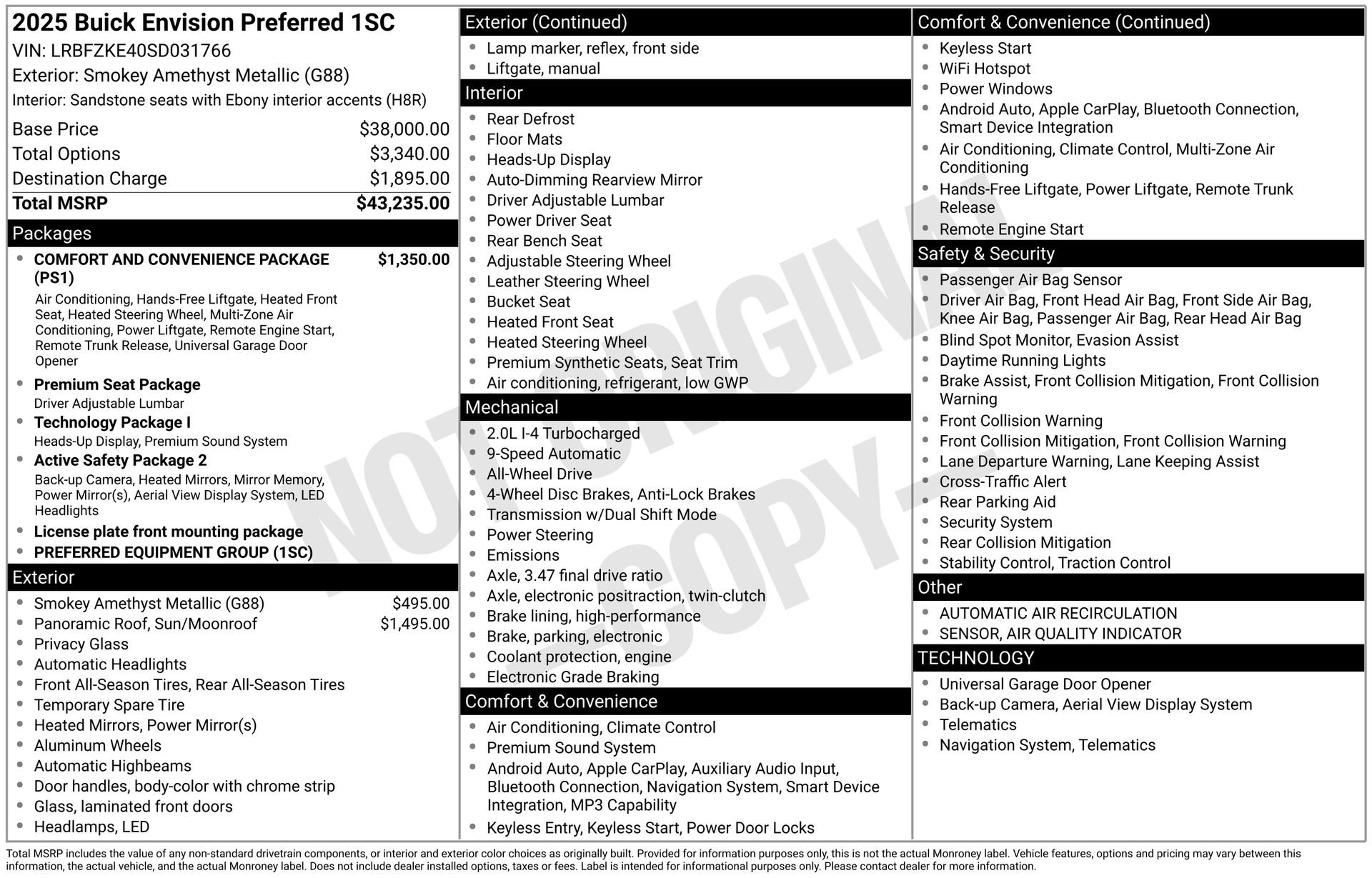 2025 Buick Envision Preferred's photo
