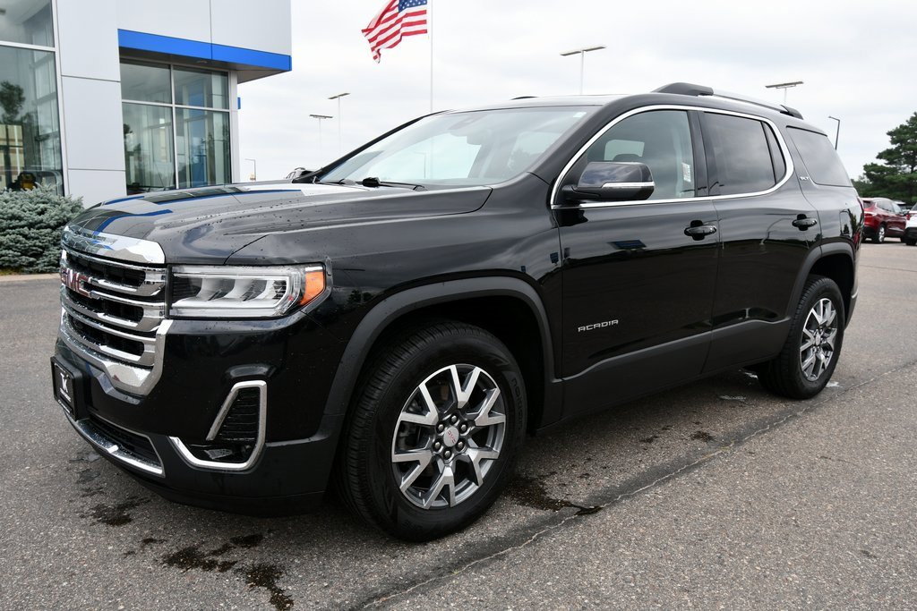 Used 2023 GMC Acadia SLT with VIN 1GKKNULS9PZ238213 for sale in North Branch, Minnesota