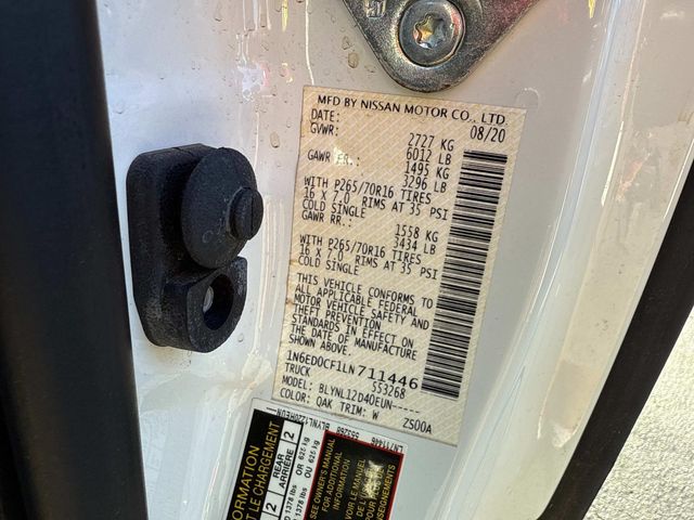 2020 Nissan Frontier S photo 32