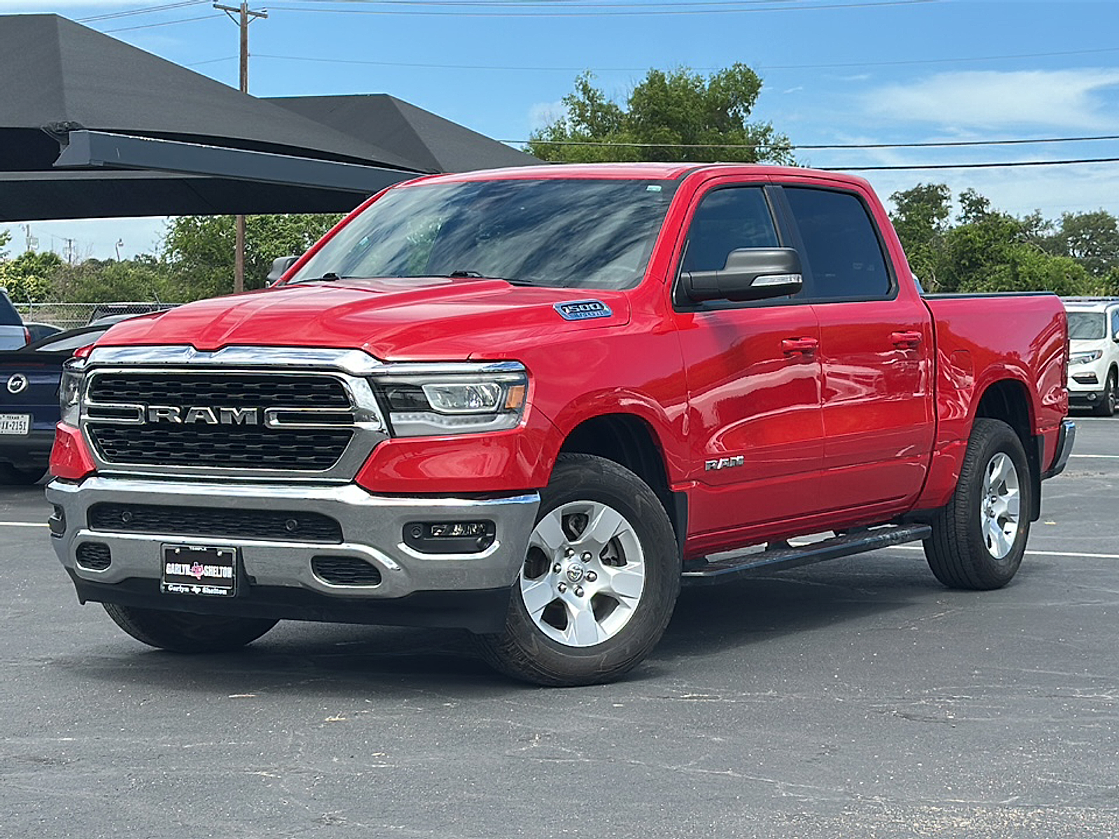 Used 2022 Flame Red Clearcoat RAM BIG HORN image 2