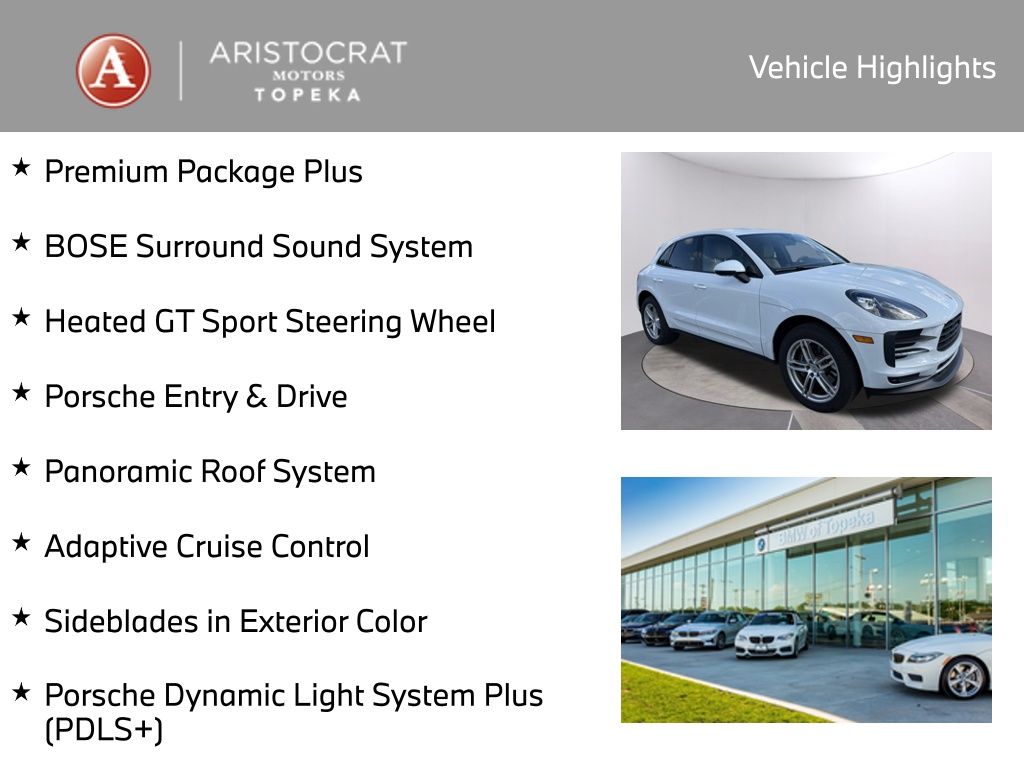 Used 2021 Porsche Macan Base with VIN WP1AA2A51MLB12011 for sale in Kansas City