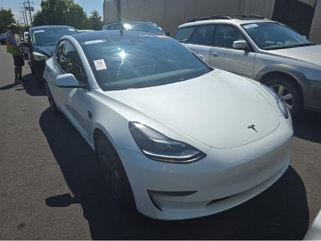Used 2021 Tesla Model 3 Base with VIN 5YJ3E1EA3MF048637 for sale in Bedford, OH