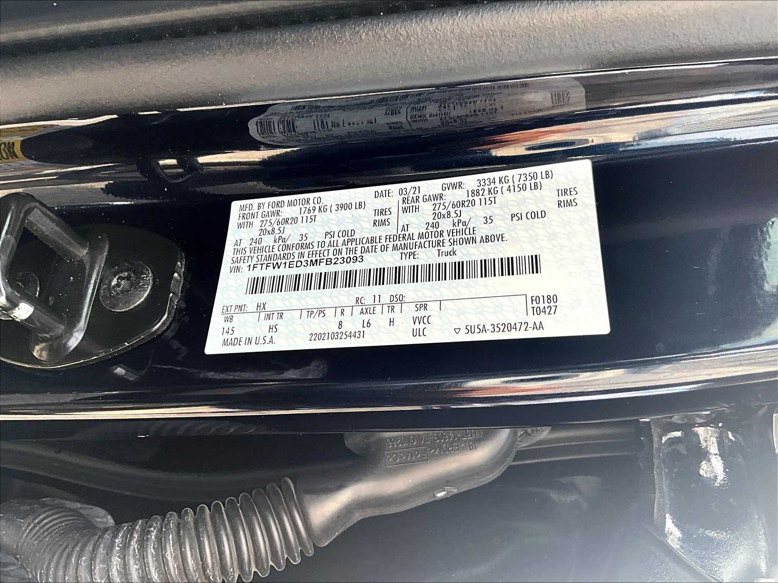 2021 Ford F-150 Lariat photo 31