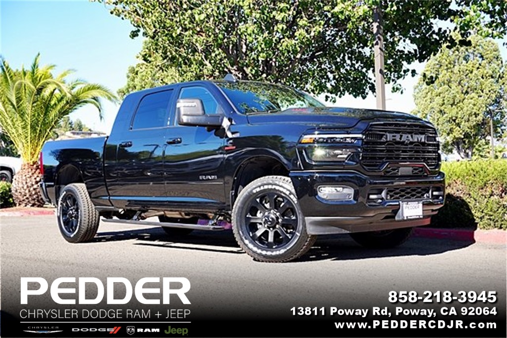 New 2026 Diamond Black Crystal Pearl-Coat Exterior Paint RAM Laramie image 1
