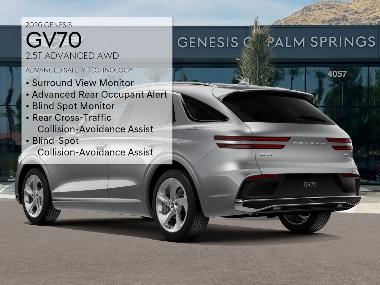 2026 Genesis GV70 2.5T Advanced photo 5