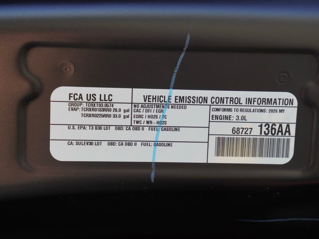 New 2026 Diamond Black Crystal Pearl-Coat Exterior Paint RAM Big Horn image 30