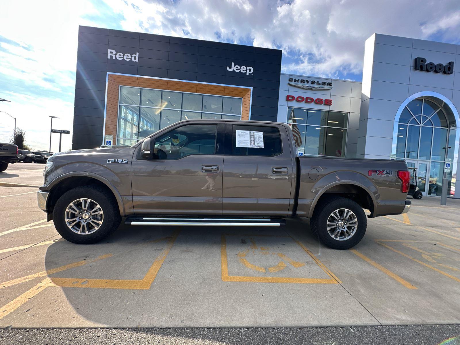 Used 2019 Ford F-150 Lariat with VIN 1FTEW1E52KKF16608 for sale in Kansas City