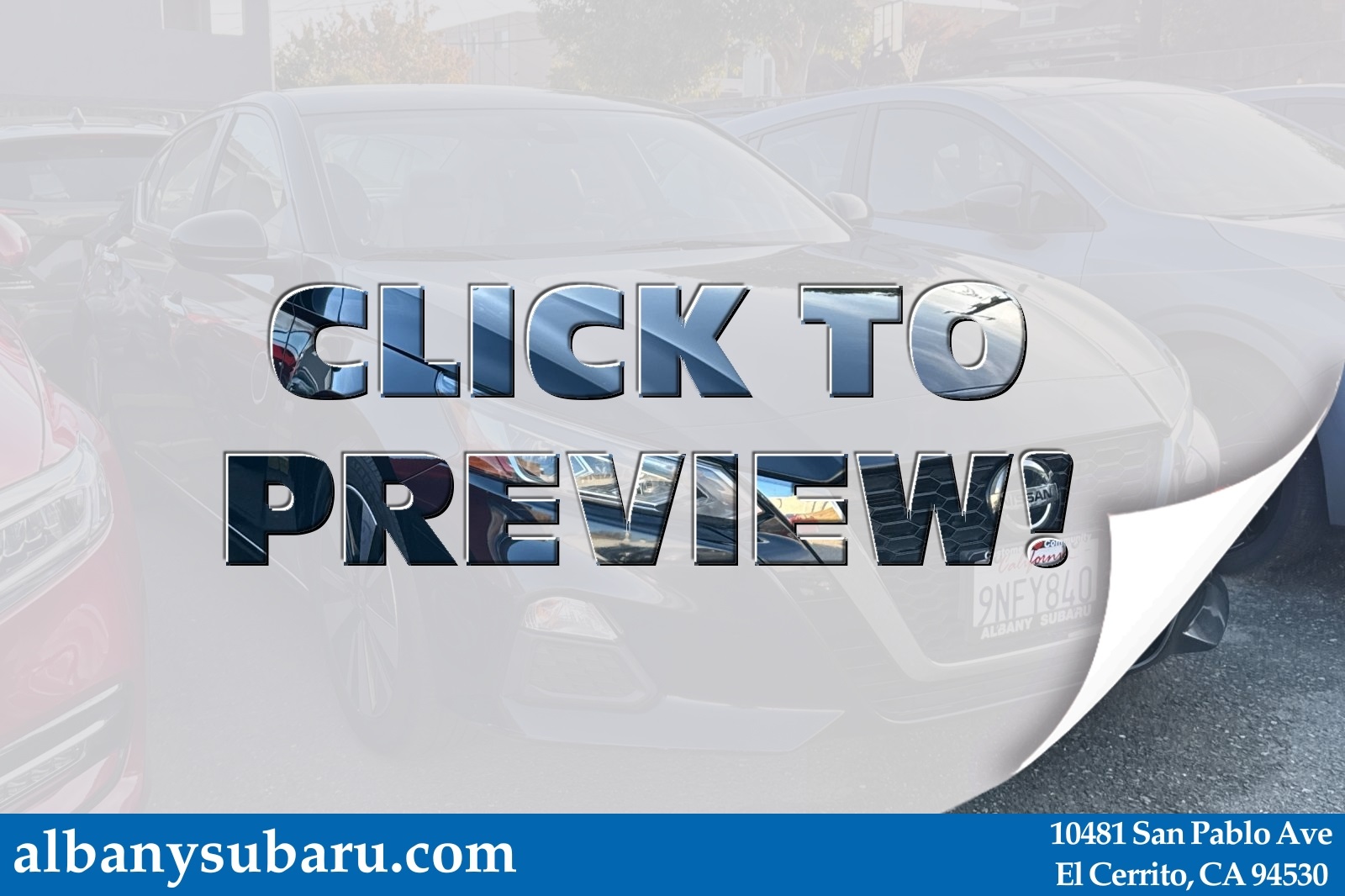 2021 Nissan Altima SV