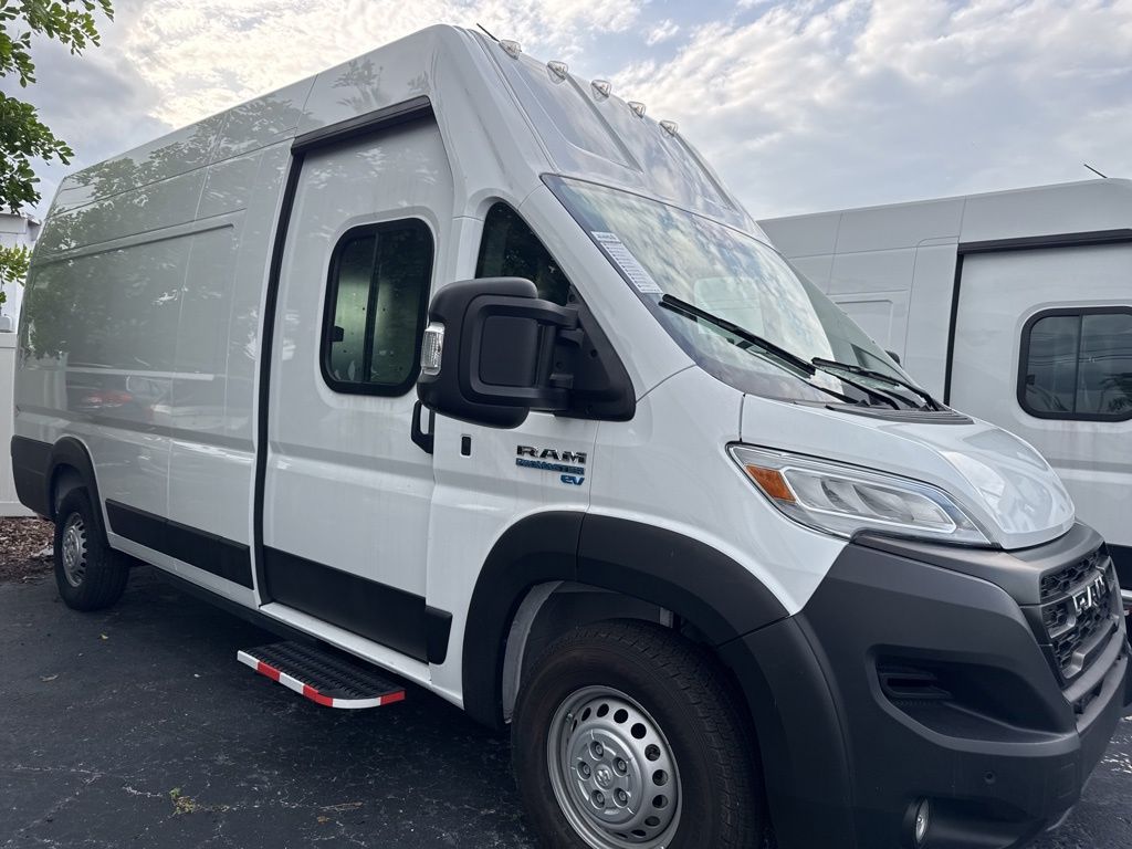 Used 2024 RAM ProMaster EV Delivery Van Base with VIN 3C6MRWAZ4RE123352 for sale in Pompano Beach, FL