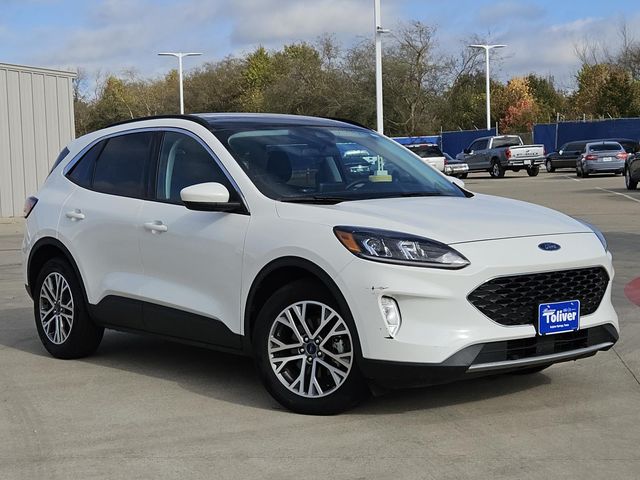 Used 2021 Ford Escape SEL with VIN 1FMCU0H62MUA78753 for sale in Sulphur Springs, TX