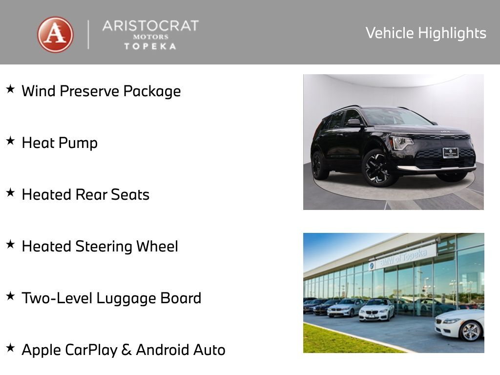 Used 2023 Kia Niro Wind with VIN KNDCR3L17P5032286 for sale in Topeka, KS