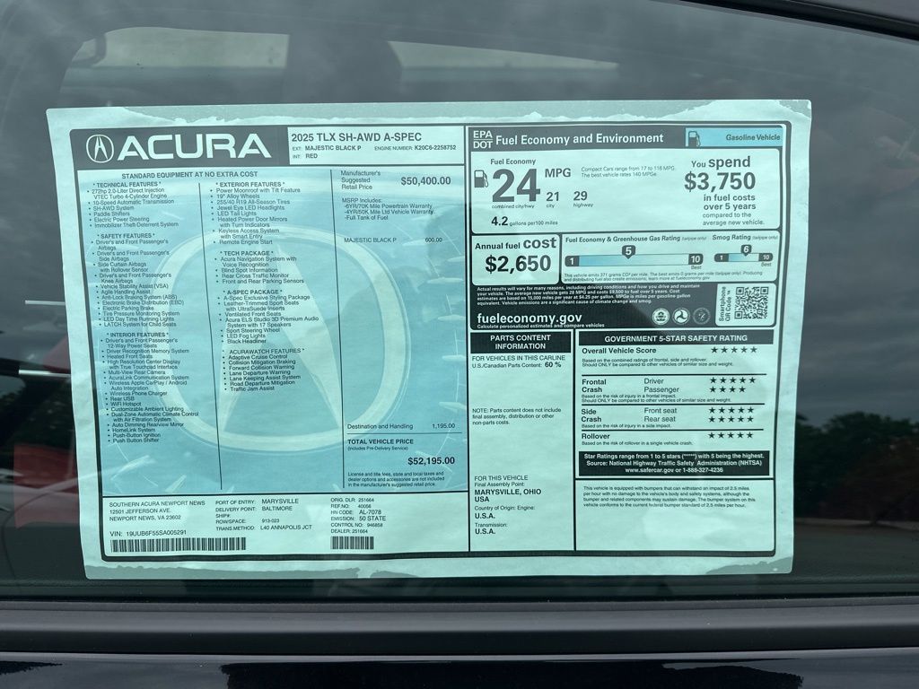 2025 Acura TLX SH-AWD A-Spec photo 13