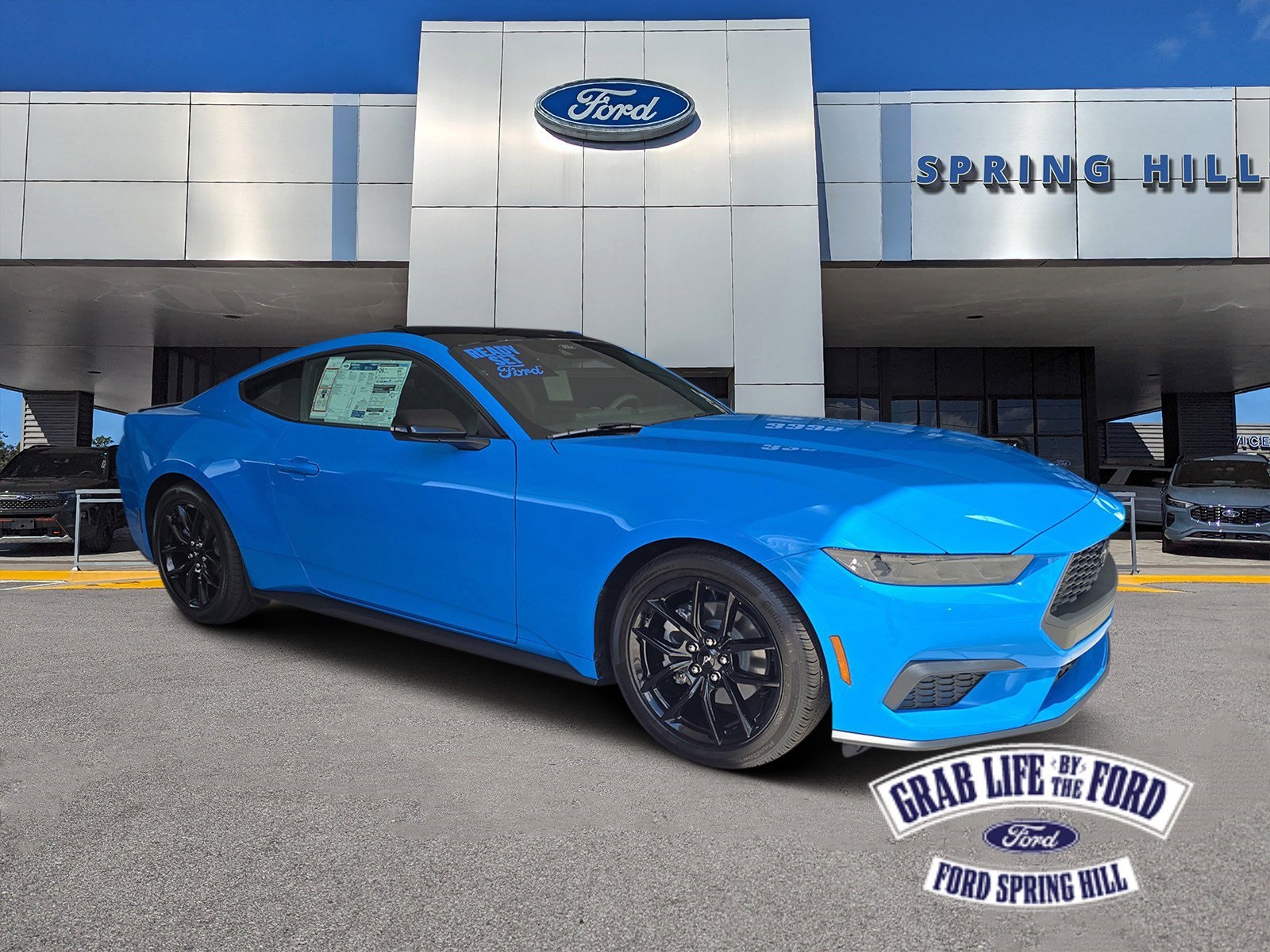 BONTRAGER MUSTANG ホイール ブラック/ブルー New 2025 Ford Mustang EcoBoost Fastback in Spring Hill #F1364