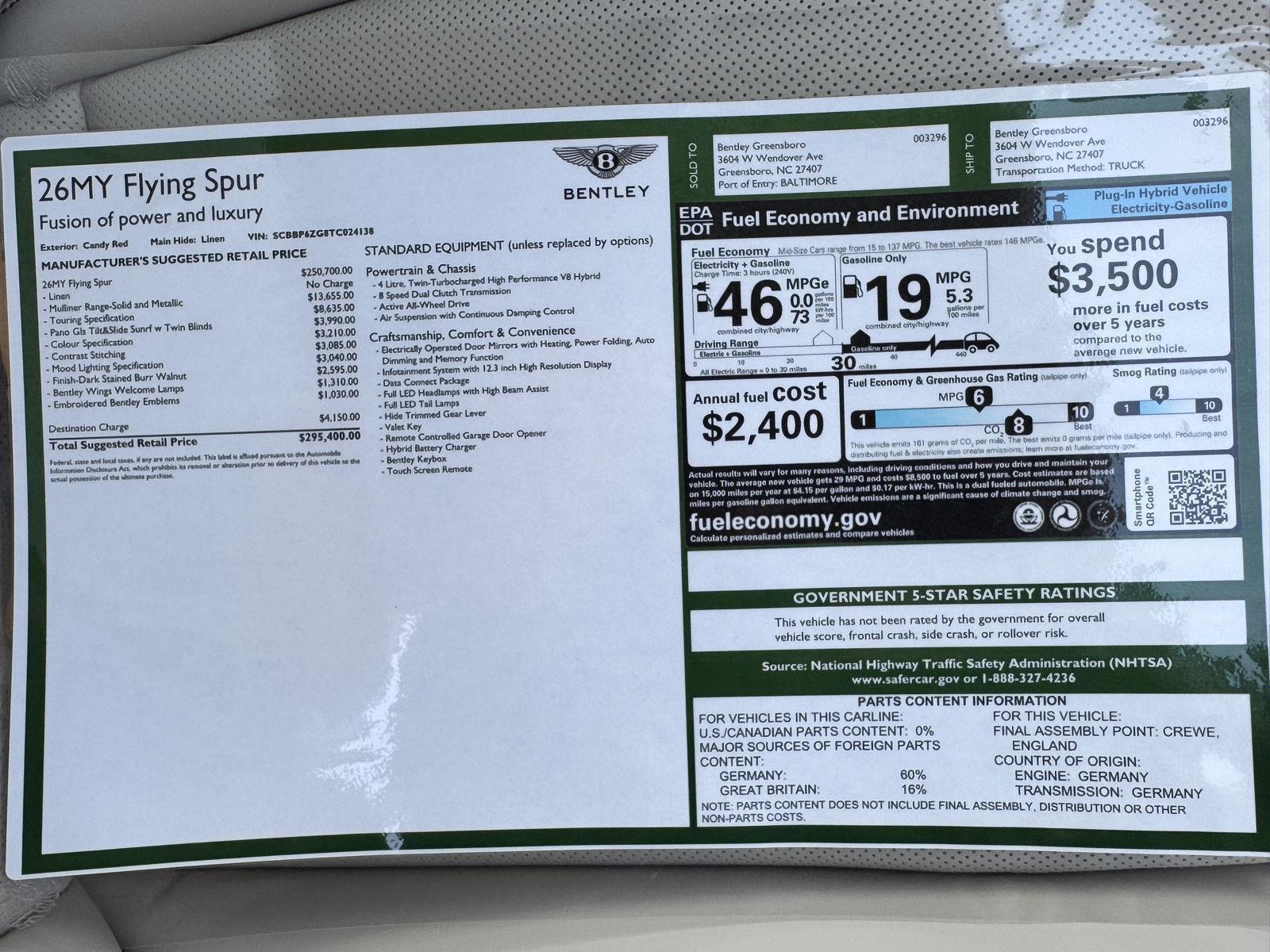 2026 Bentley Flying Spur photo 26